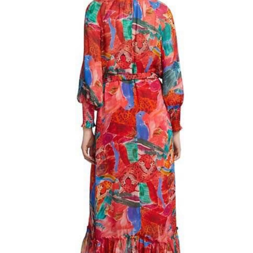 FARM Rio Red Multicolor Floral Maxi Dress - Picture 2 of 4
